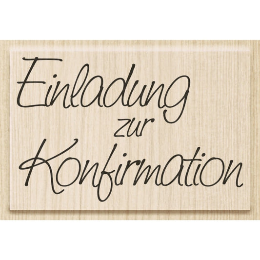 Tampon à motif - Einladung Zur Konfirmation