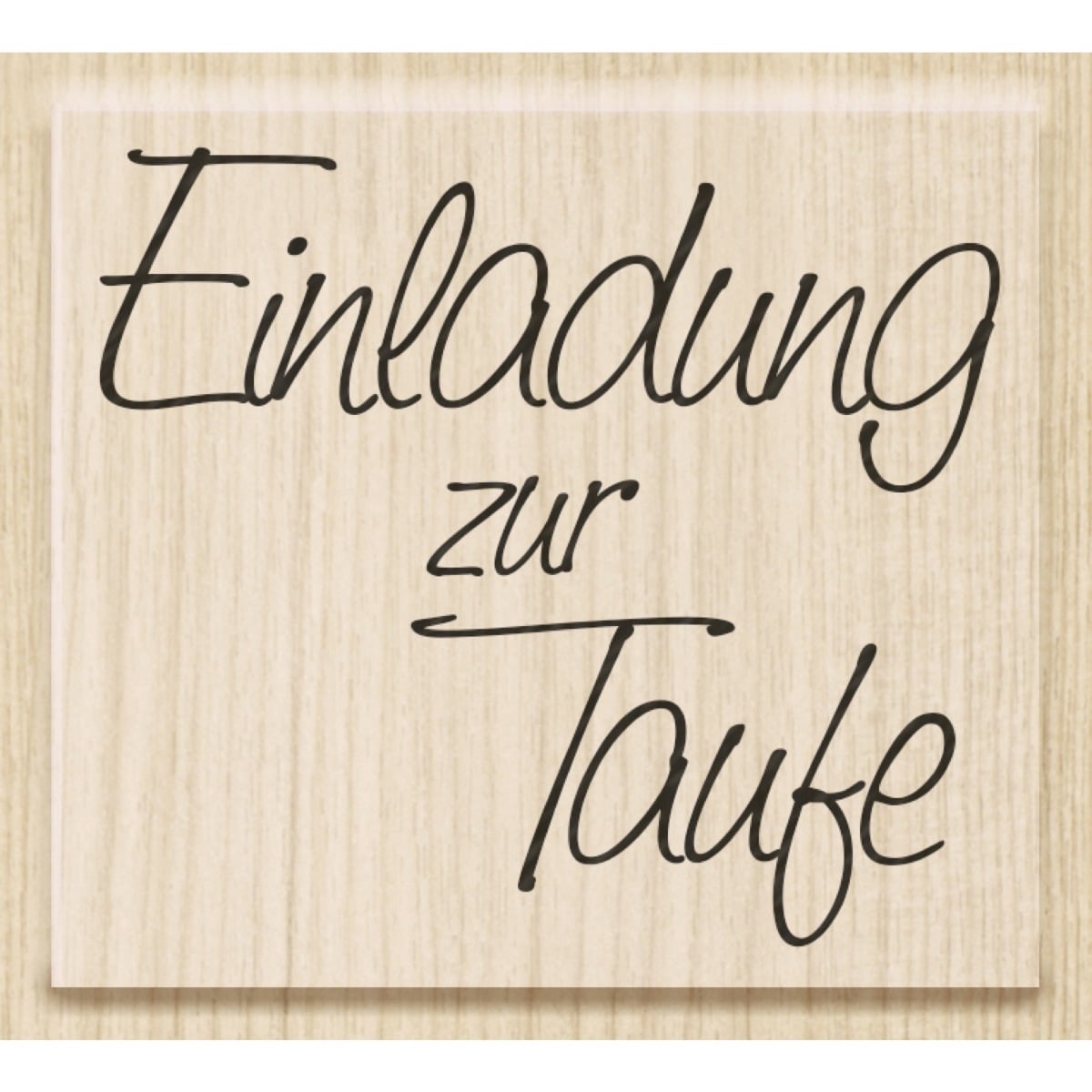 Tampon à motif - Einladung Zur Taufe