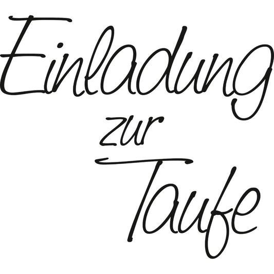 Tampon à motif - Einladung Zur Taufe