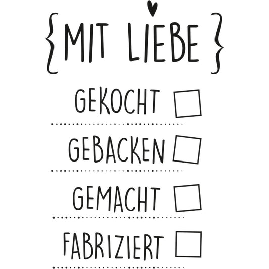 Tampon à motif - Mit Liebe