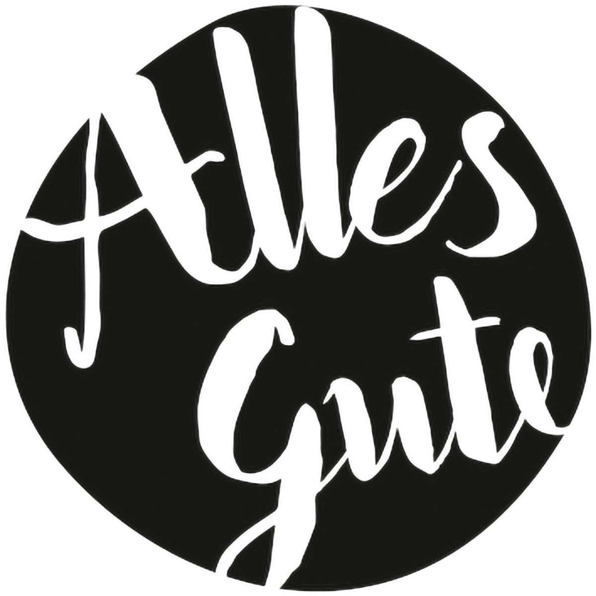 Tampon à motif rond - Alles Gute