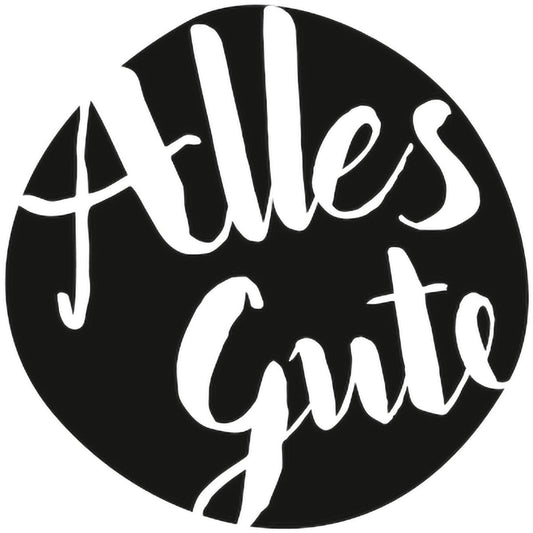 Tampon à motif rond - Alles Gute