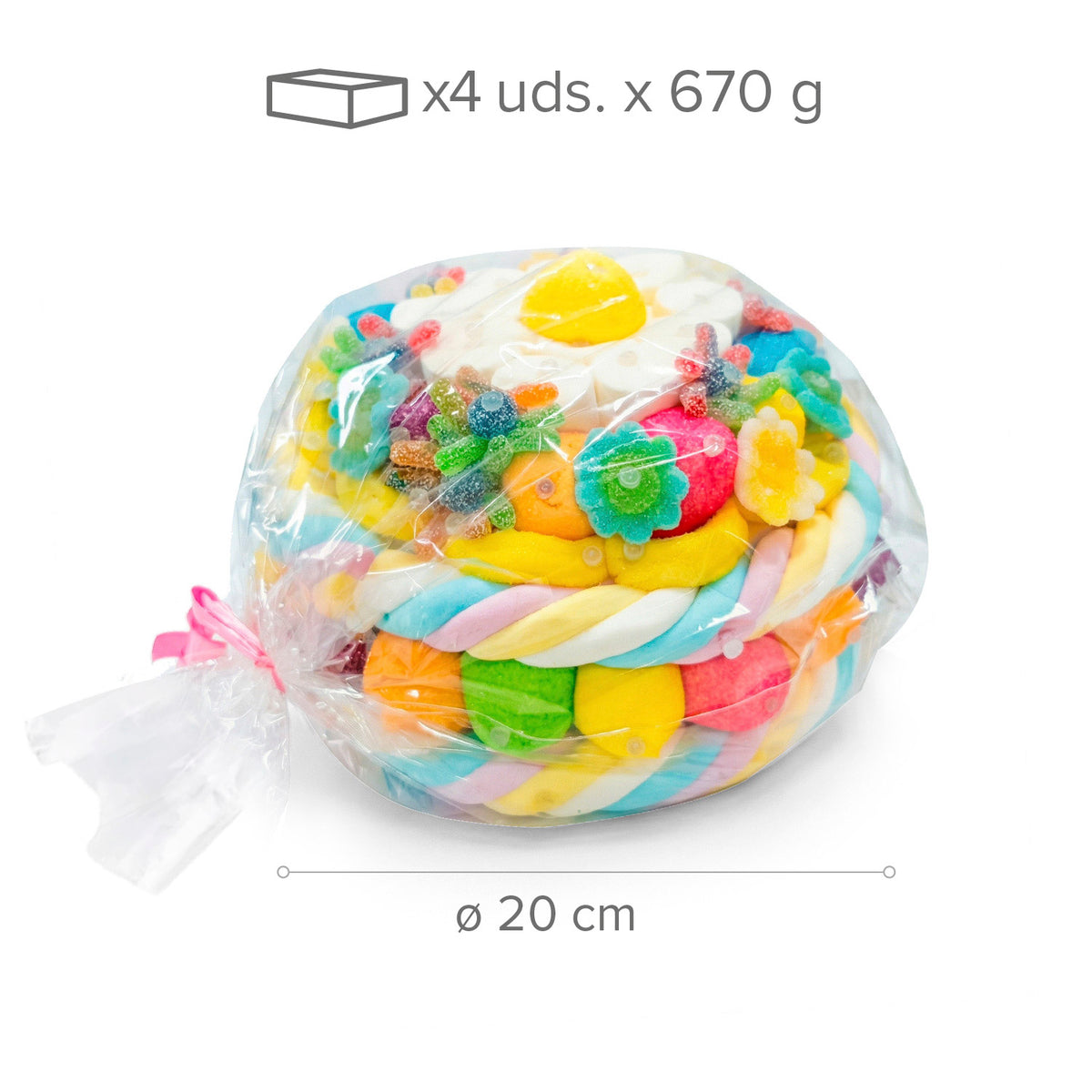 Gâteau de guimauves Pieuvre (670g)