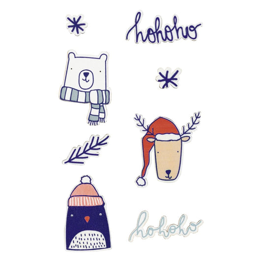 Autocollants en bois - Hiver