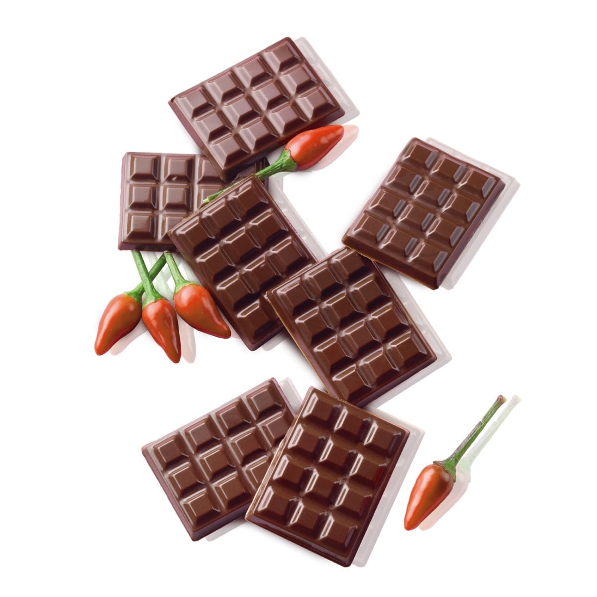 Moule en silicone à chocolat - Mini Tablettes
