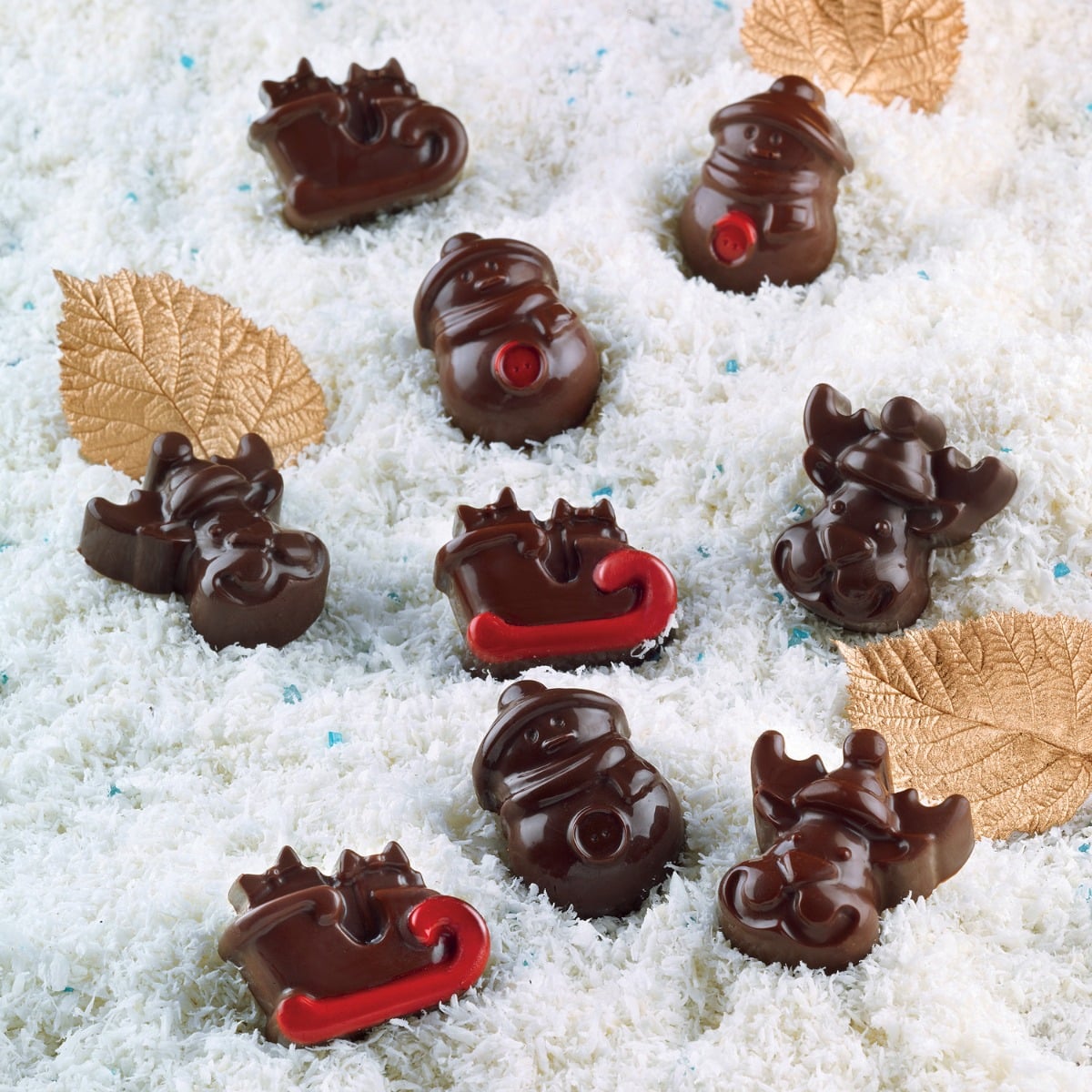 Moule en Silicone pour Chocolat - Hiver