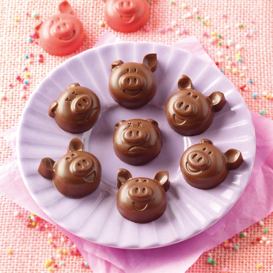 Moule en Silicone pour Chocolat - Cochon