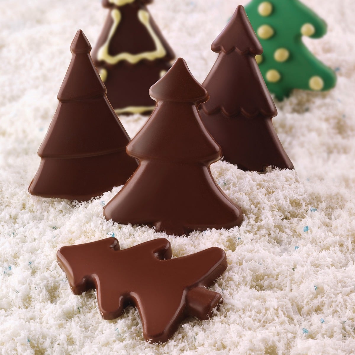 Moule à chocolat - Sapins