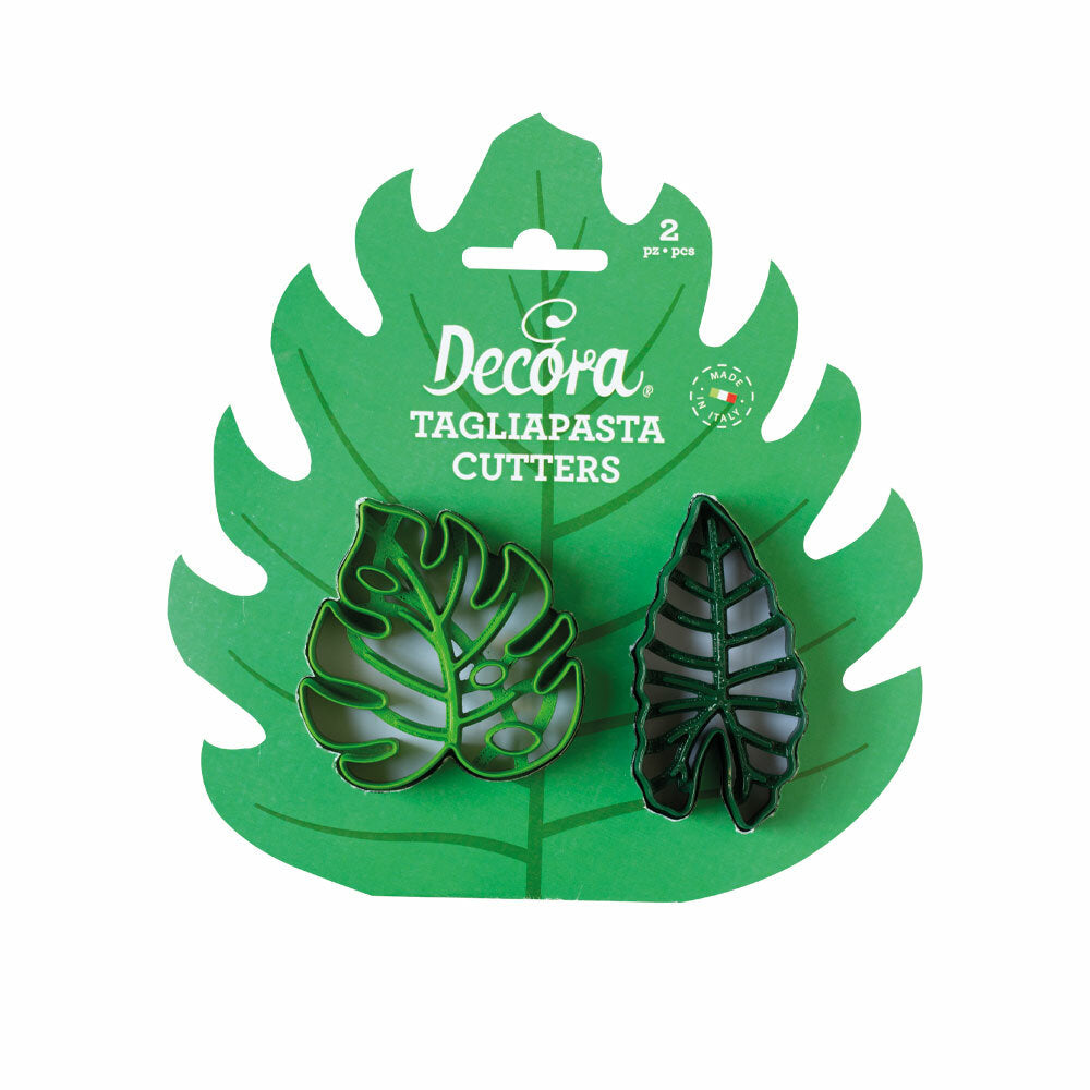 Decora Emporte-pièces feuilles tropicales (2 pièces)