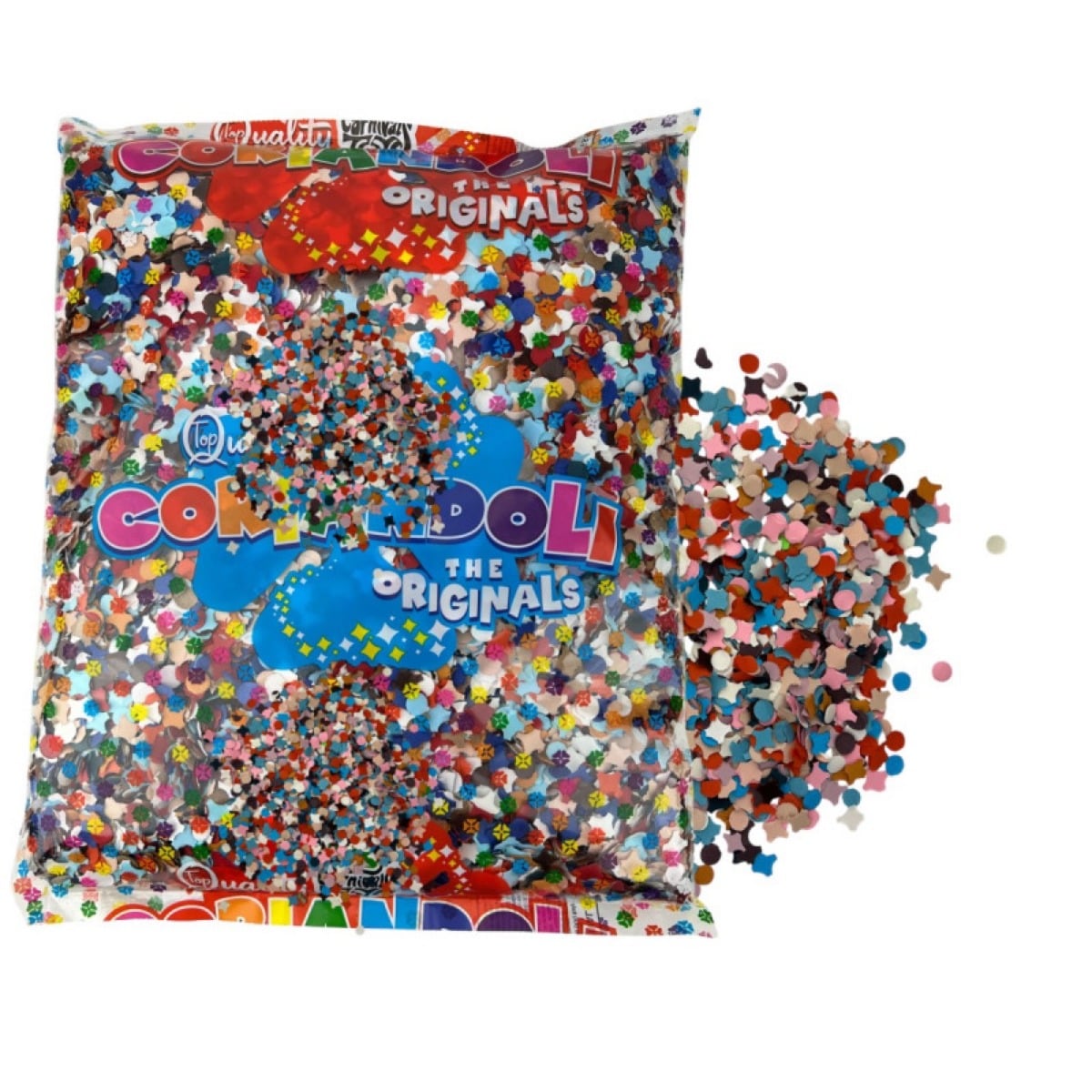 Confettis multicolore biodégradable 1kg