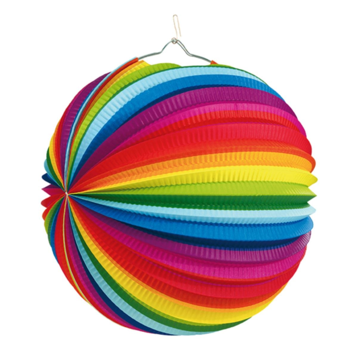 Lampion multicolore - 25 cm