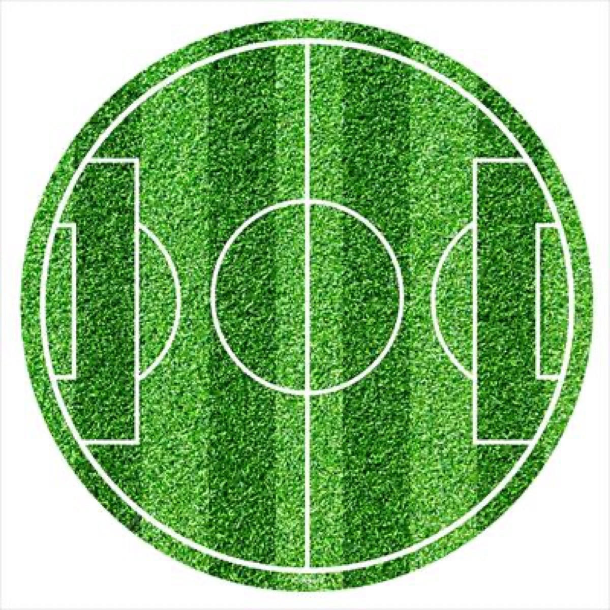 Terrain de foot comestible - Rond