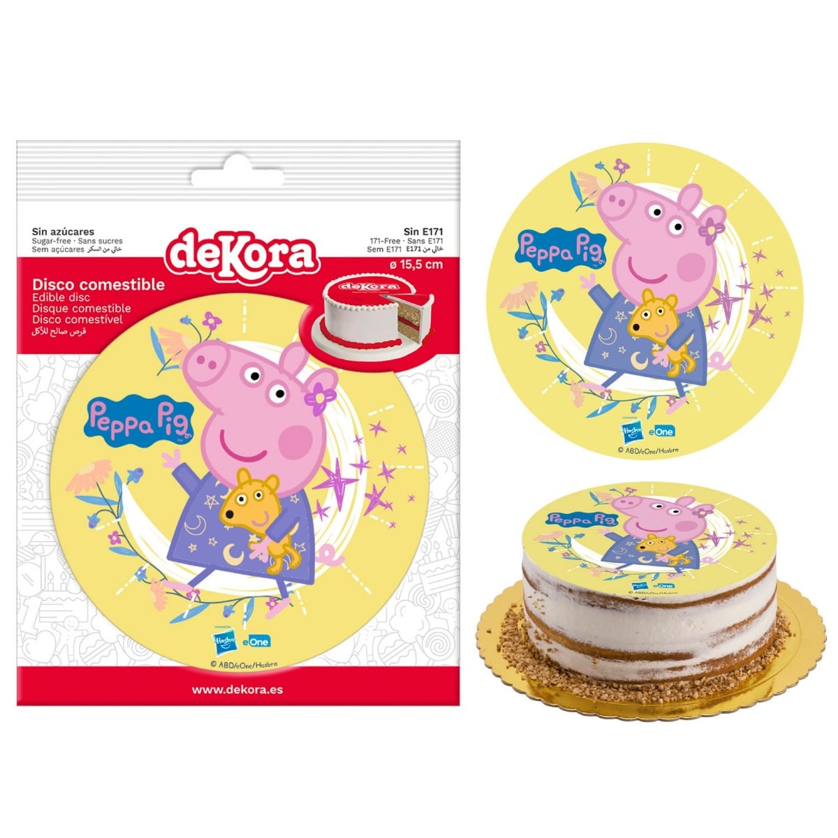 Disque comestible - Peppa Pig (15cm)