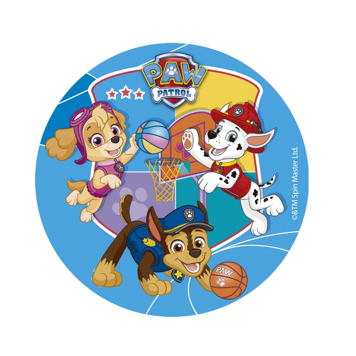 Disque comestible - Pat'Patrouille Basketball (15cm)