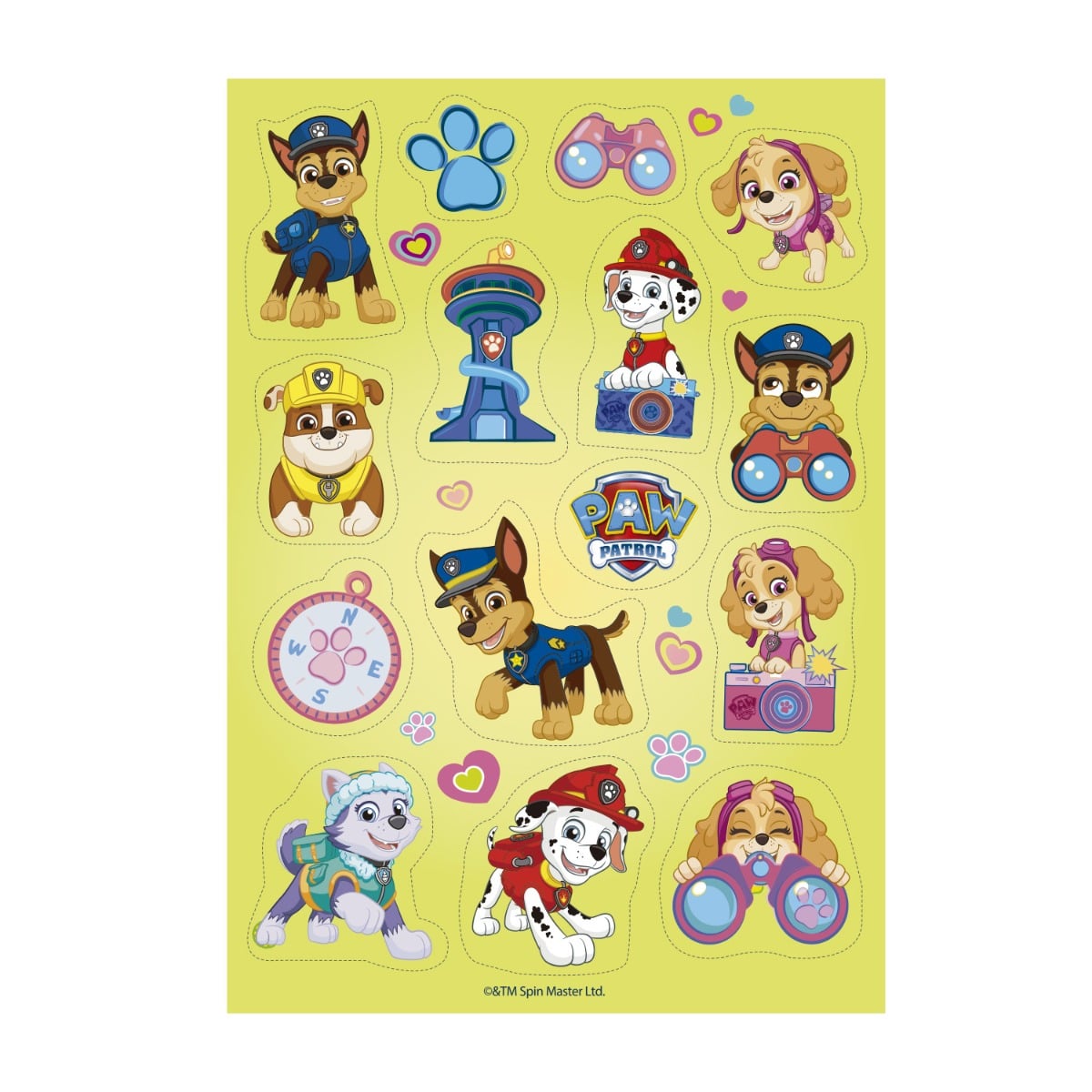 Décos comestible à découper - Pat'Patrouille (15pcs)