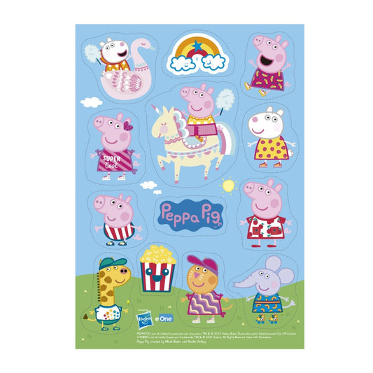 Décos comestible à découper - Peppa Pig (13pcs)