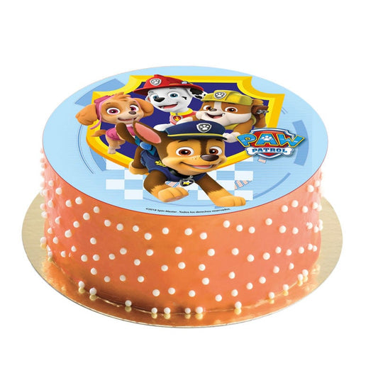 Disque comestible - PatPatrouille Bleu (20cm)
