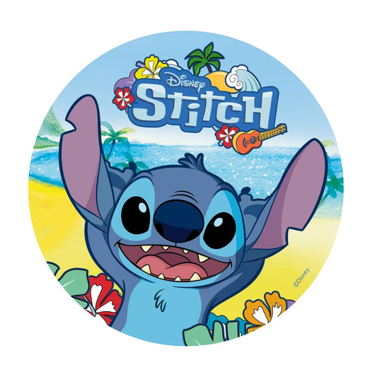 Disque comestible - Stitch (20cm)