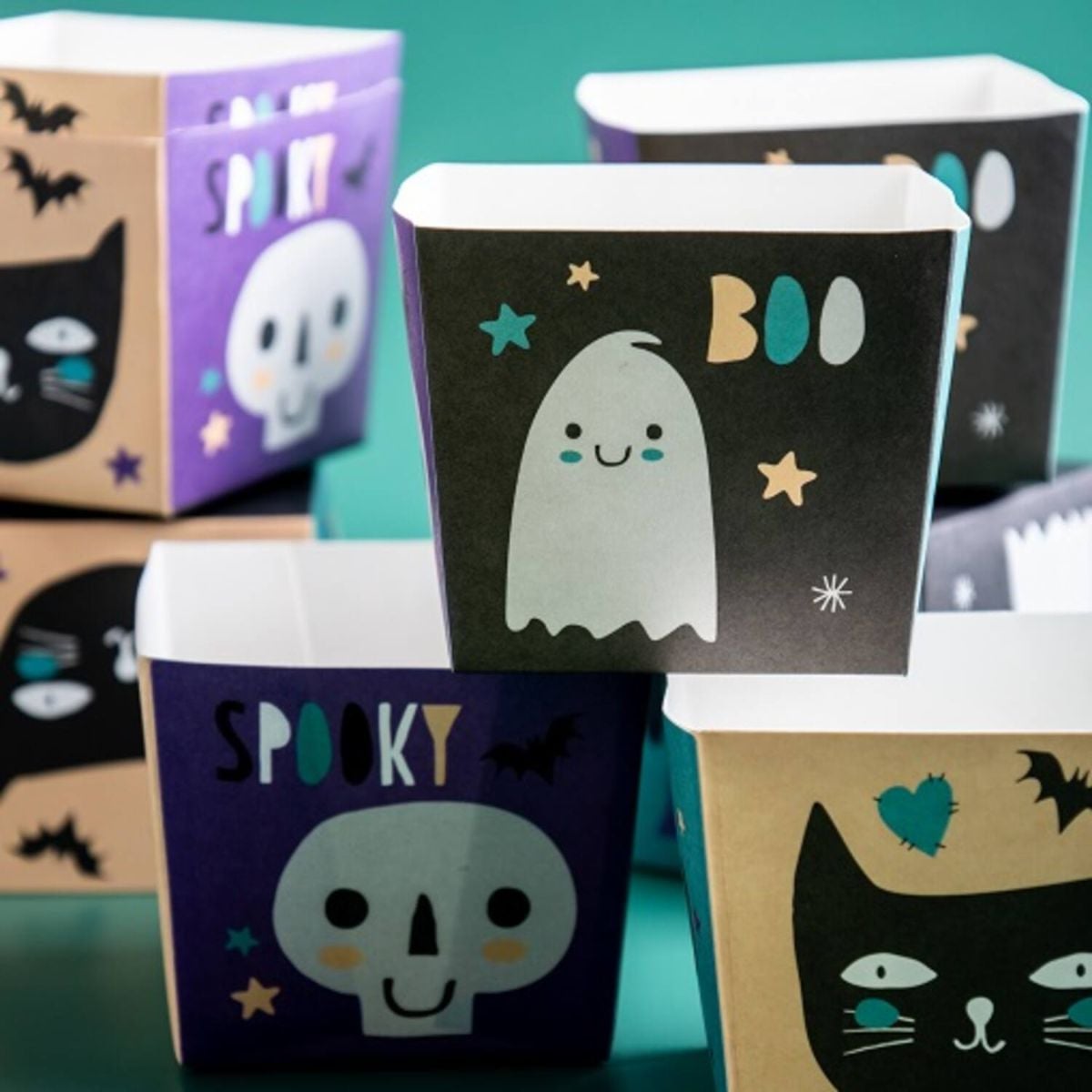 Boîtes à bonbons - Happy Halloween (8pcs)