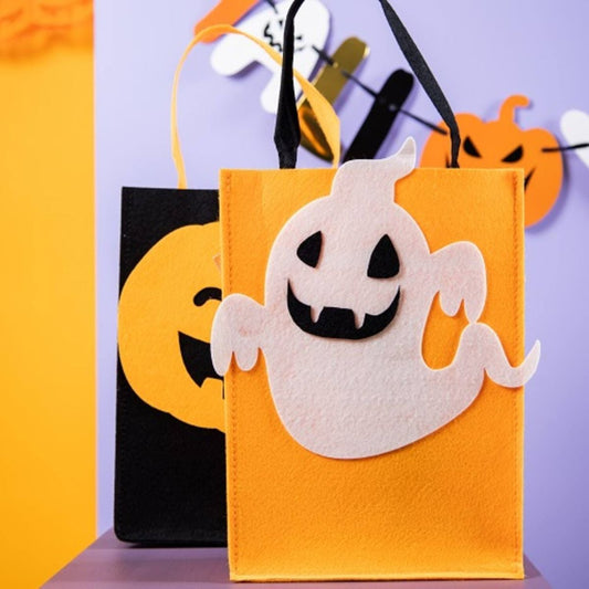 Sac à bonbon - Happy Halloween - Orange