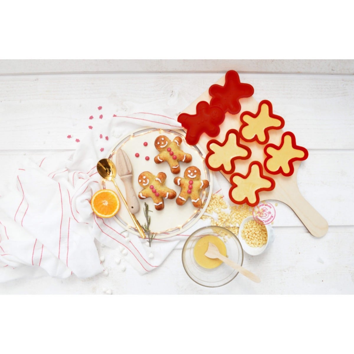 Moule en Silicone Ginger - (6 cavités)
