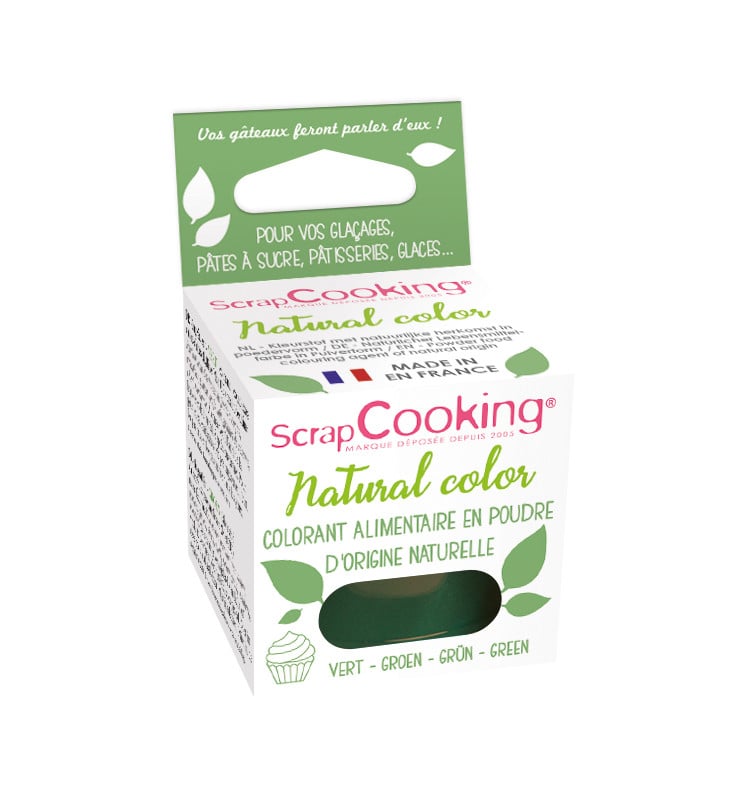 Colorant Vert poudre naturelle (10g)