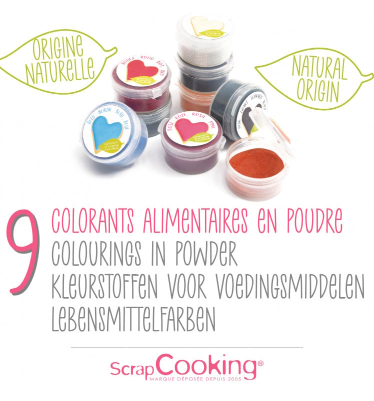 Kit 9 colorants poudre naturelle