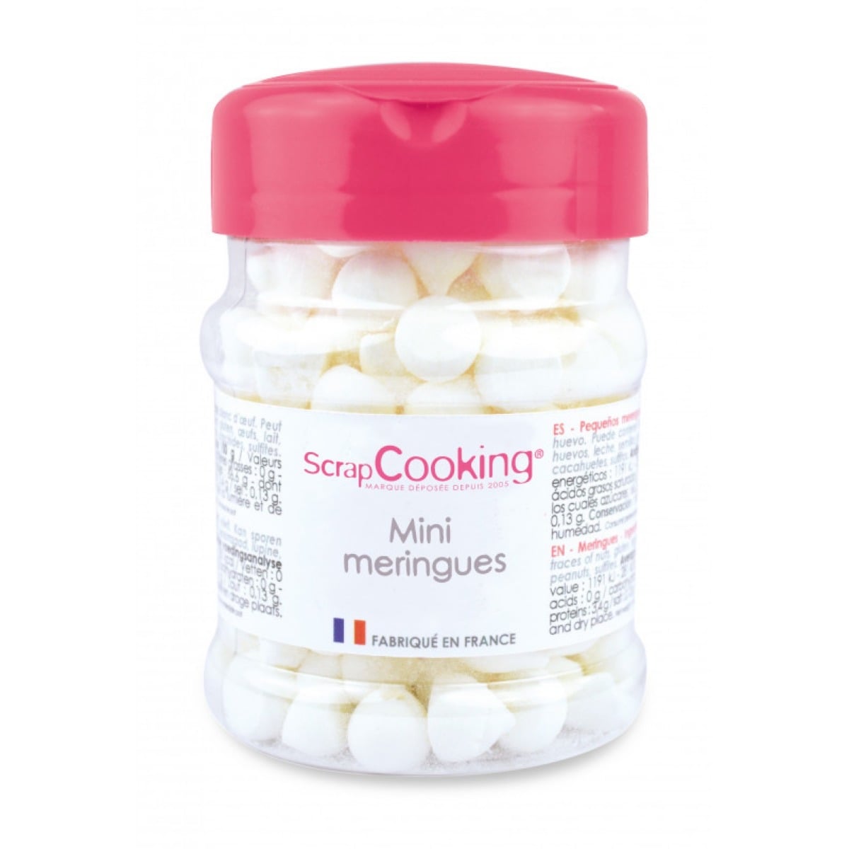 Décorations en sucre - Mini Meringues Blanches
