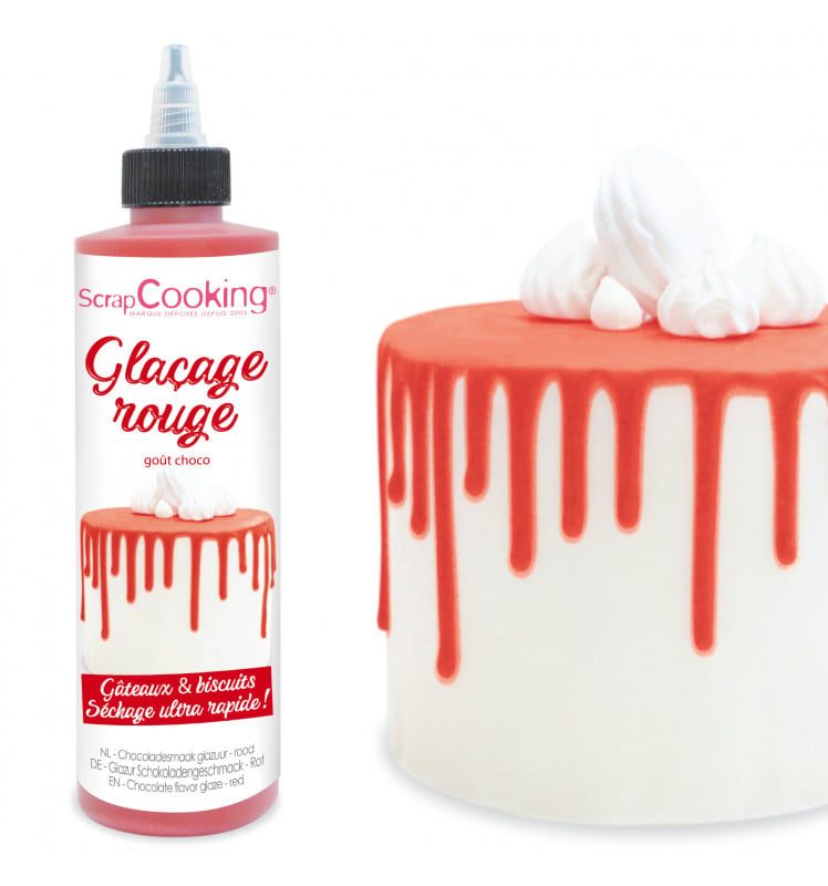 Glaçage rouge - drip cake 130g