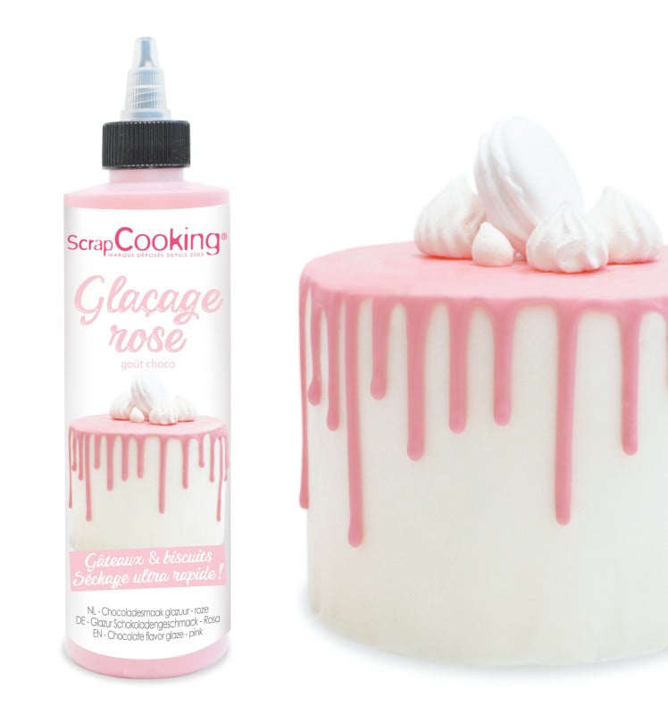 Glaçage Rose - drip cake 130g