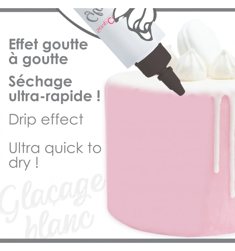 Glaçage Blanc - drip cake 130g