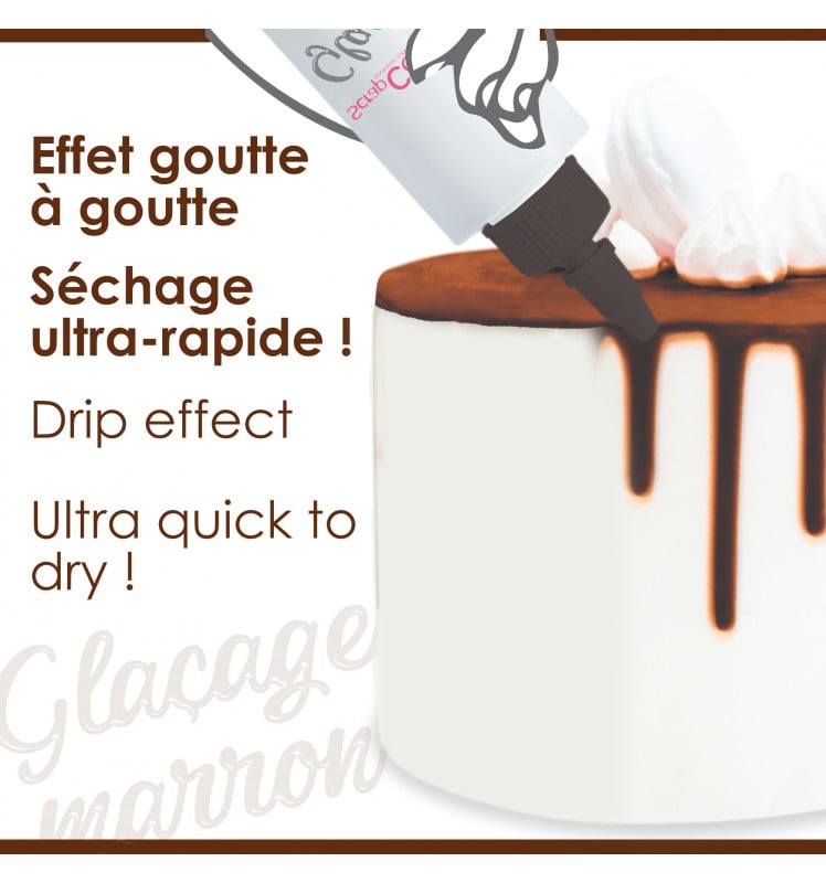Glaçage Marron - drip cake 130g