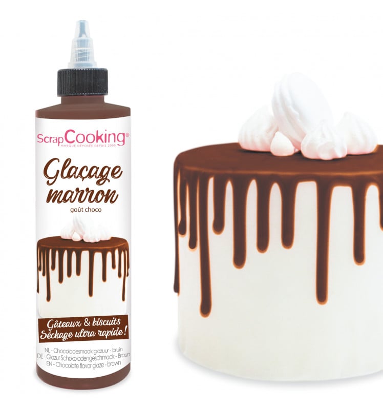 Glaçage Marron - drip cake 130g