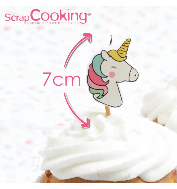 Bougies Licorne (8pcs)