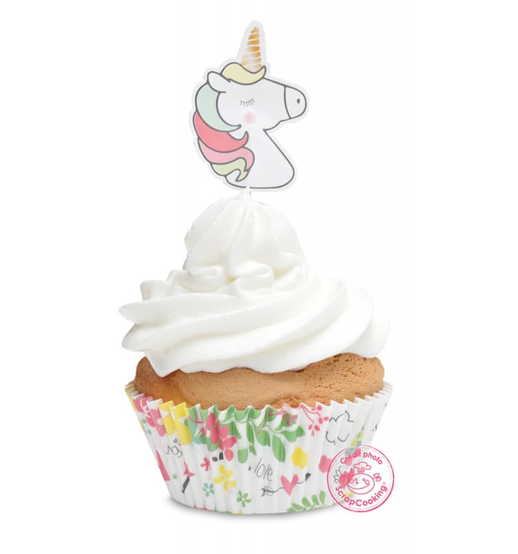 Caissettes à cupcakes - Licorne (24pcs)
