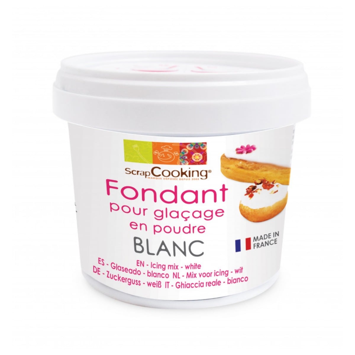 Fondant blanc en poudre pour glaçage (150gr)