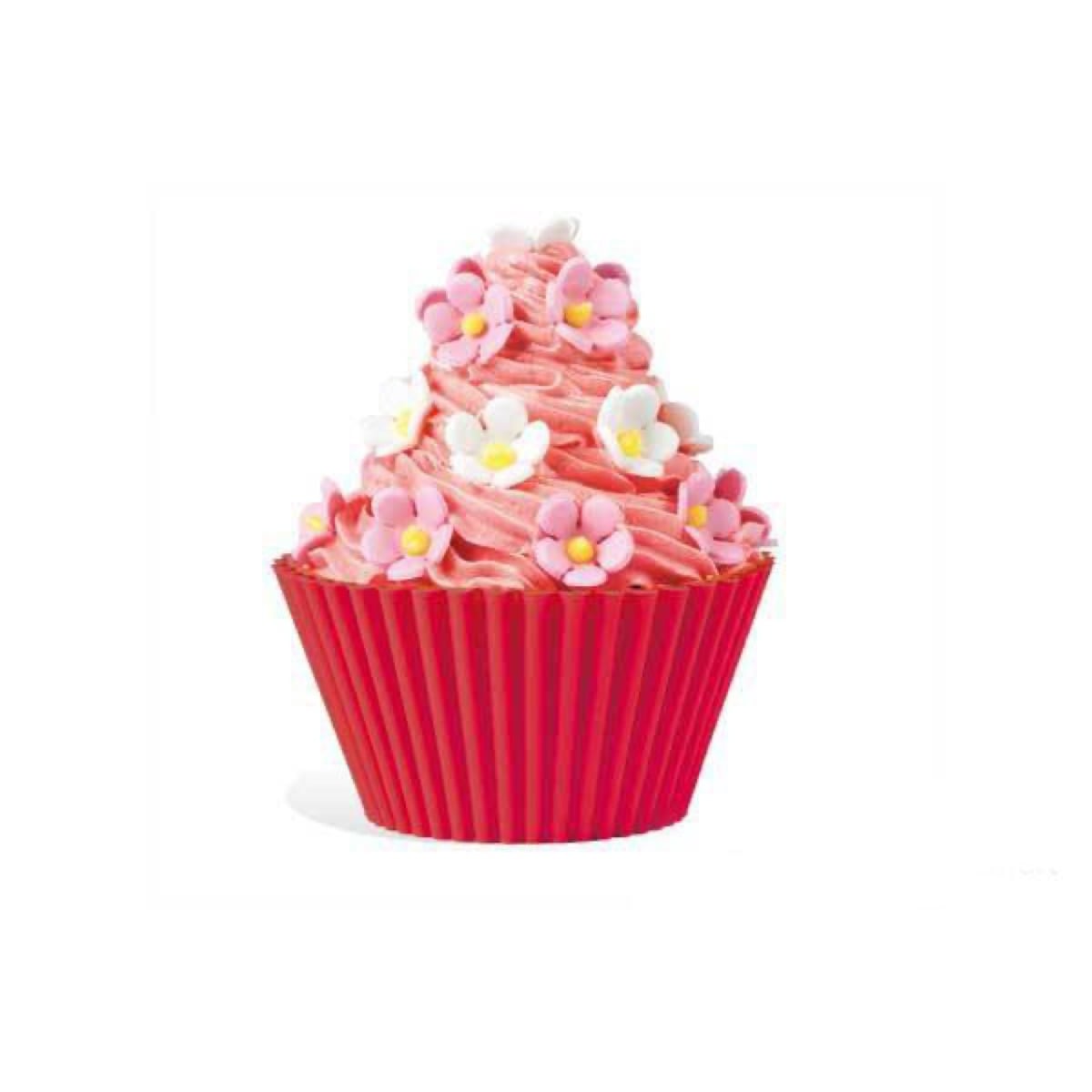 Moule à cupcakes en silicone (6pcs)