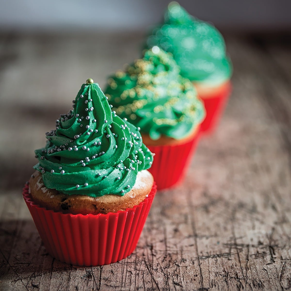 Moule à cupcakes en silicone (6pcs)