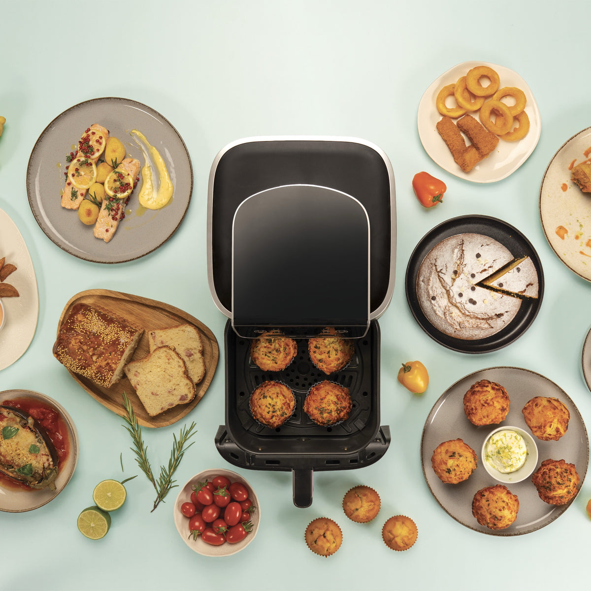 Caissettes Silfry Muffin pour friteuse à air (6 pièces)