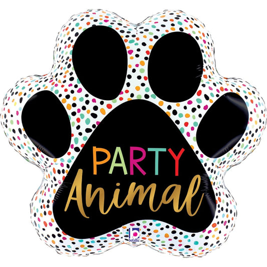 Ballon Alu - Patte Party Animal (78cm)