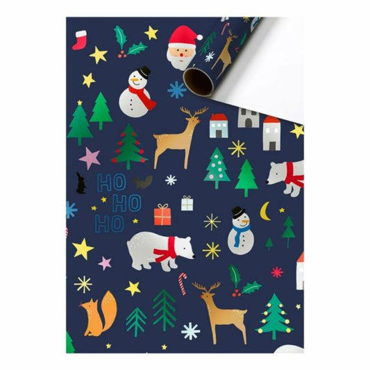 Papier Cadeau - Rob bleu