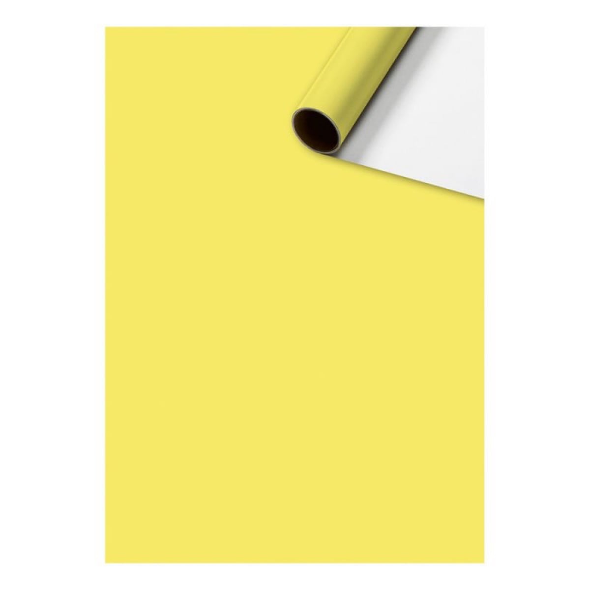 Papier Cadeau - Uni Jaune (2m)