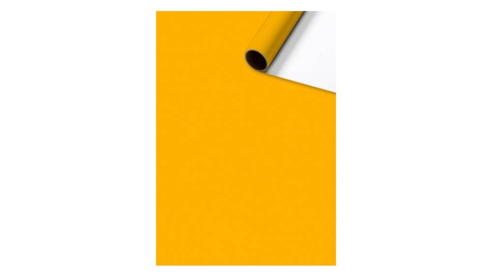 Papier cadeau uni orange (70 cm x 2 m)