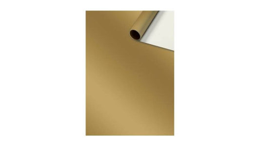 Papier cadeau uni or (70 cm x 2 m)