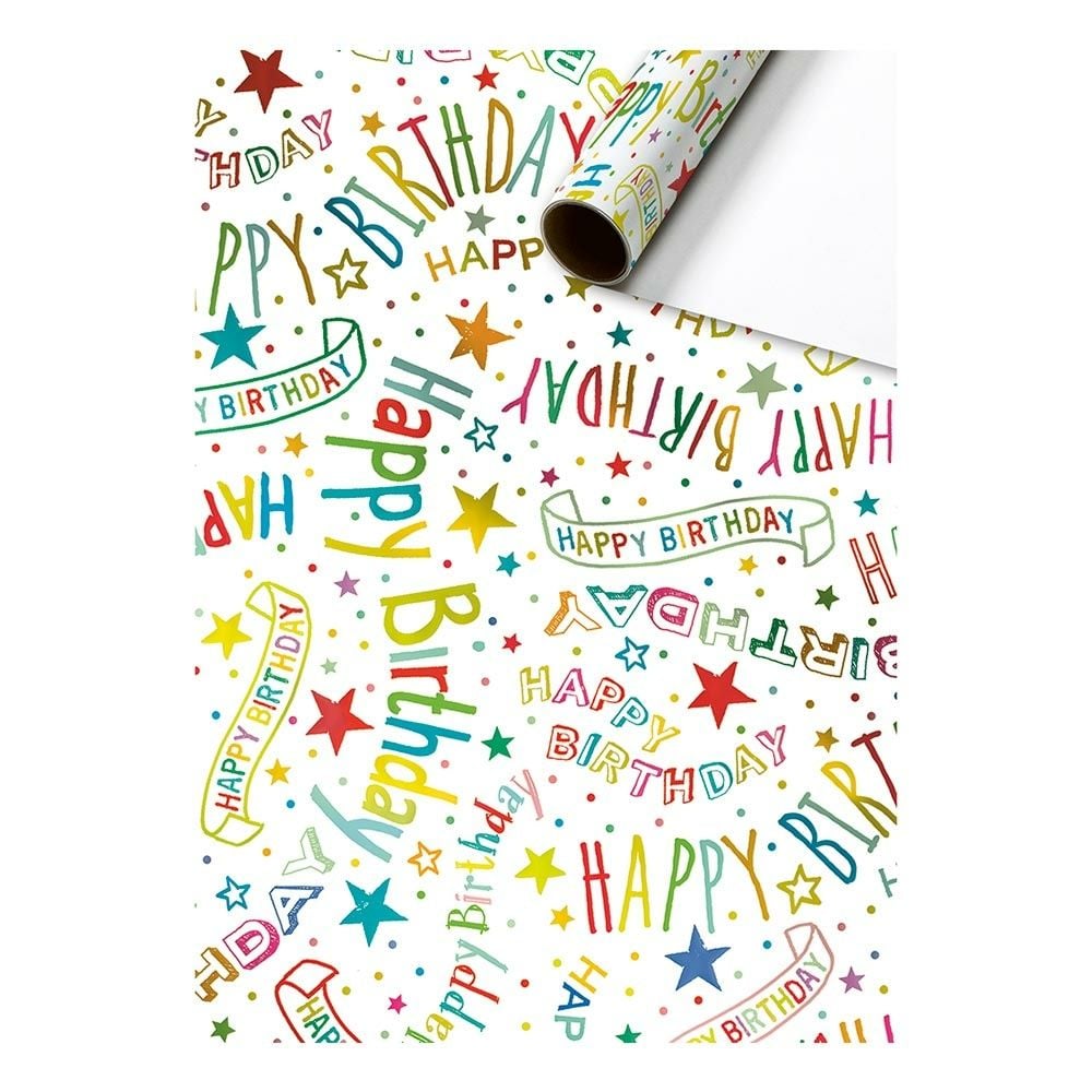Papier Cadeau - Alexandra blanc  (1.5m)