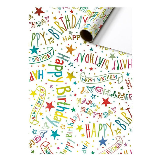 Papier Cadeau - Alexandra blanc  (1.5m)