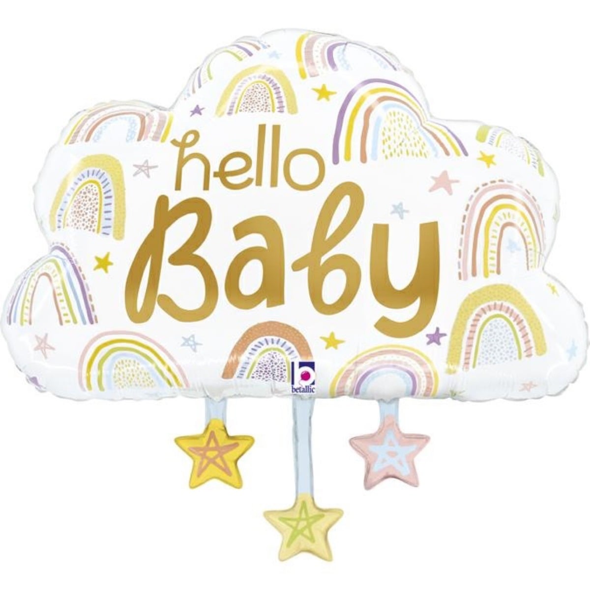 Ballon Alu - Nuage Hello Baby (71cm)