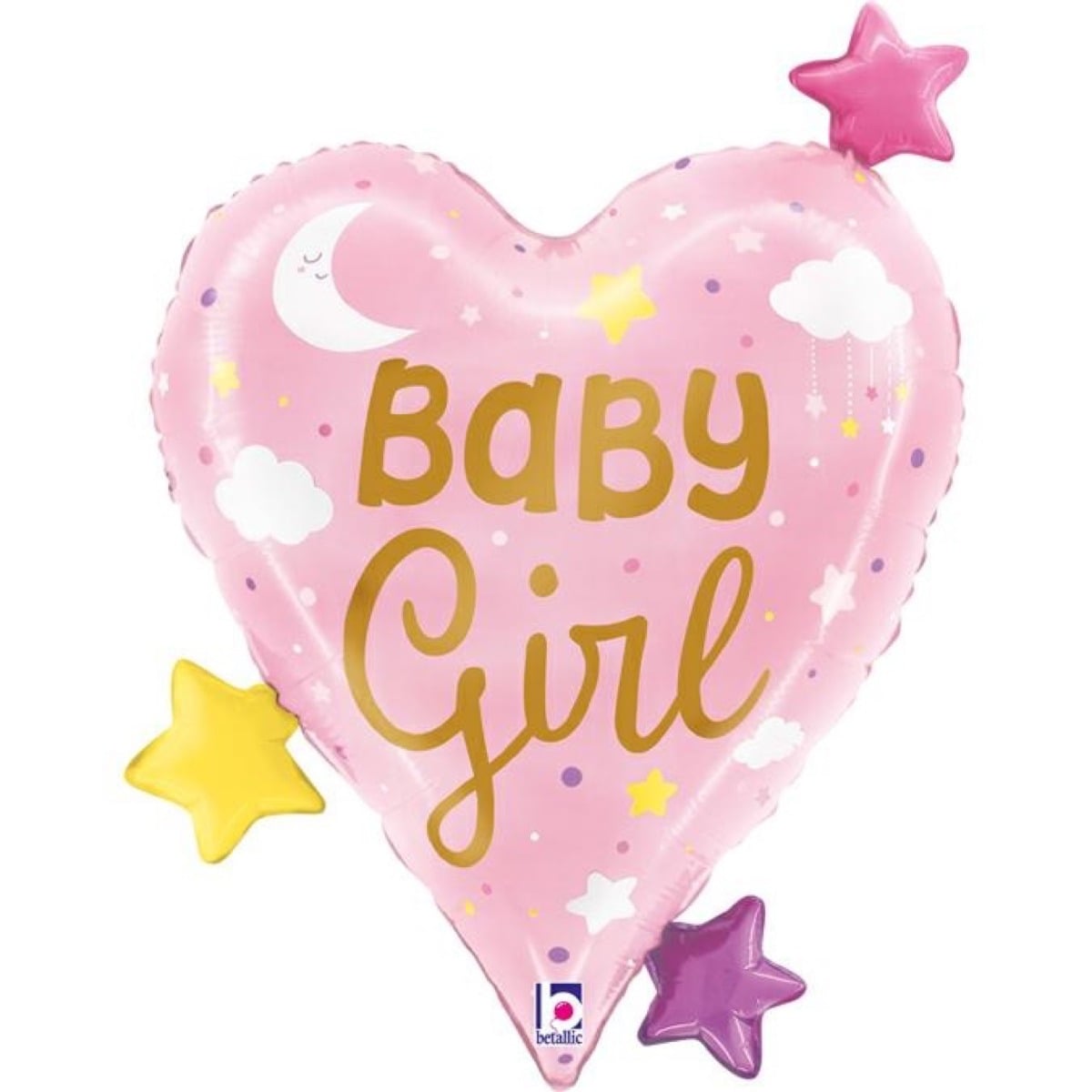 Ballon alu - Coeur Baby Girl