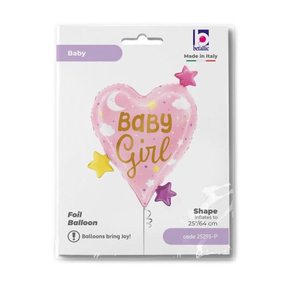 Ballon alu - Coeur Baby Girl