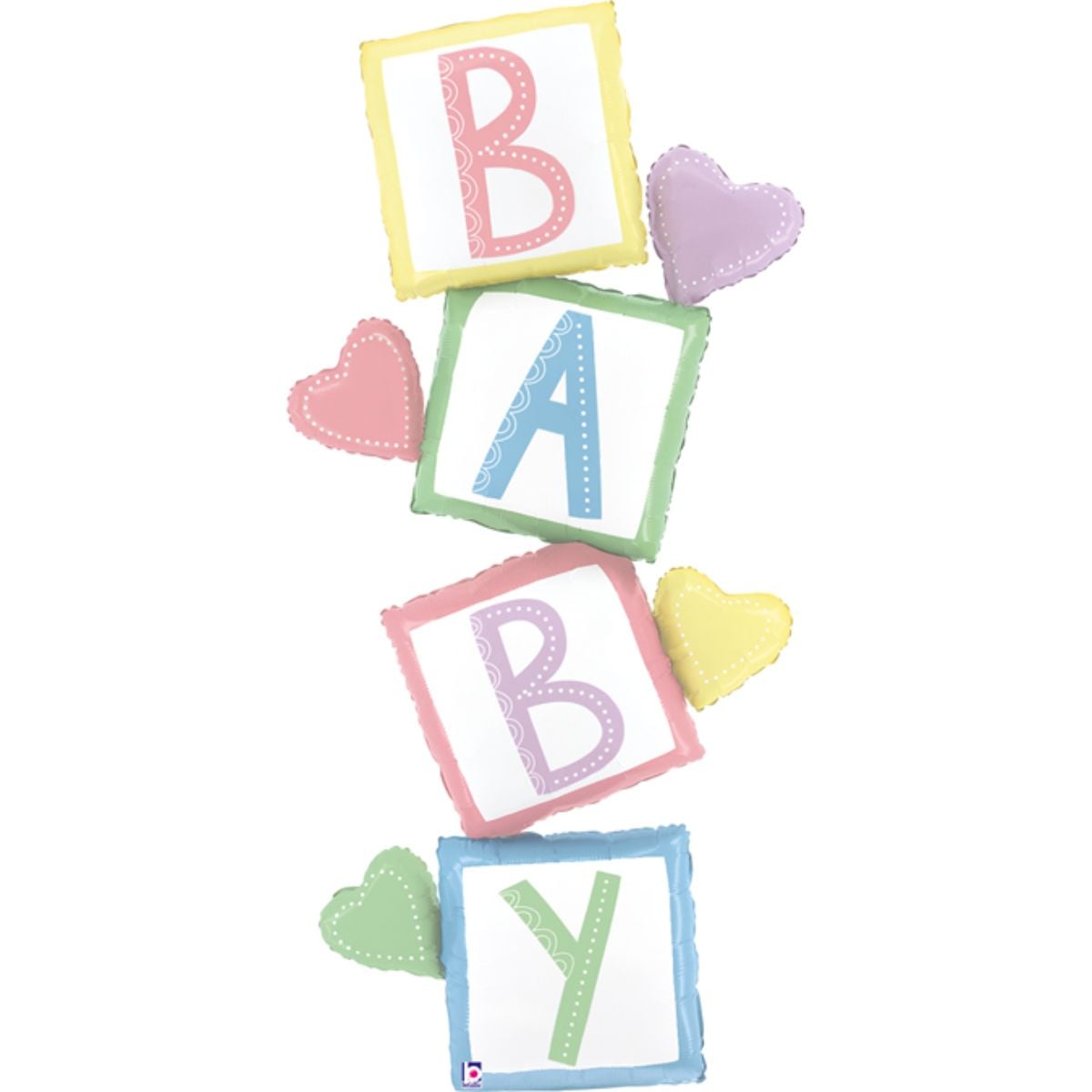 Ballon Alu - Cube "Baby" (160cm)